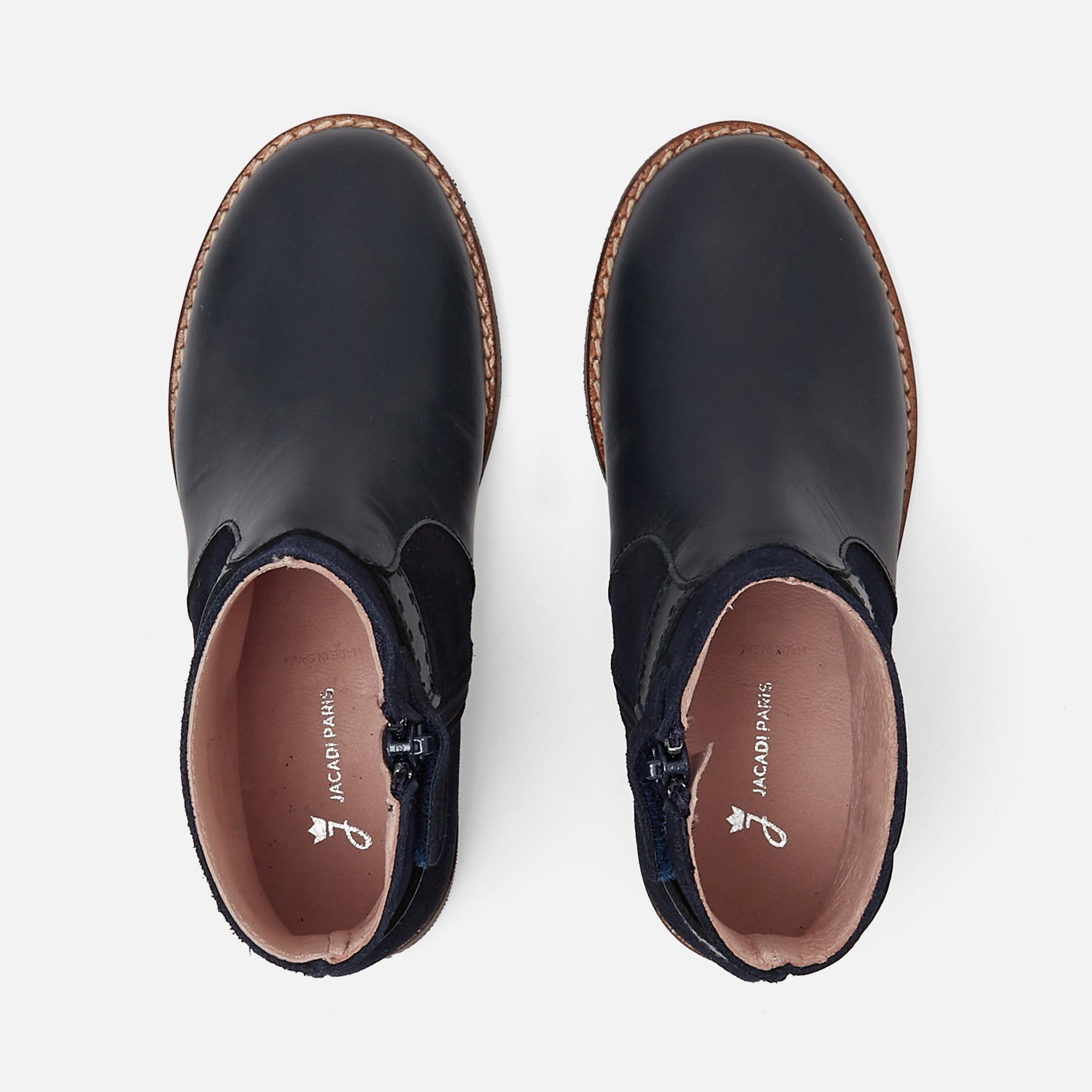 117 QTY / MARINE JACADI CHAUSSURES CUIR CAVALINE