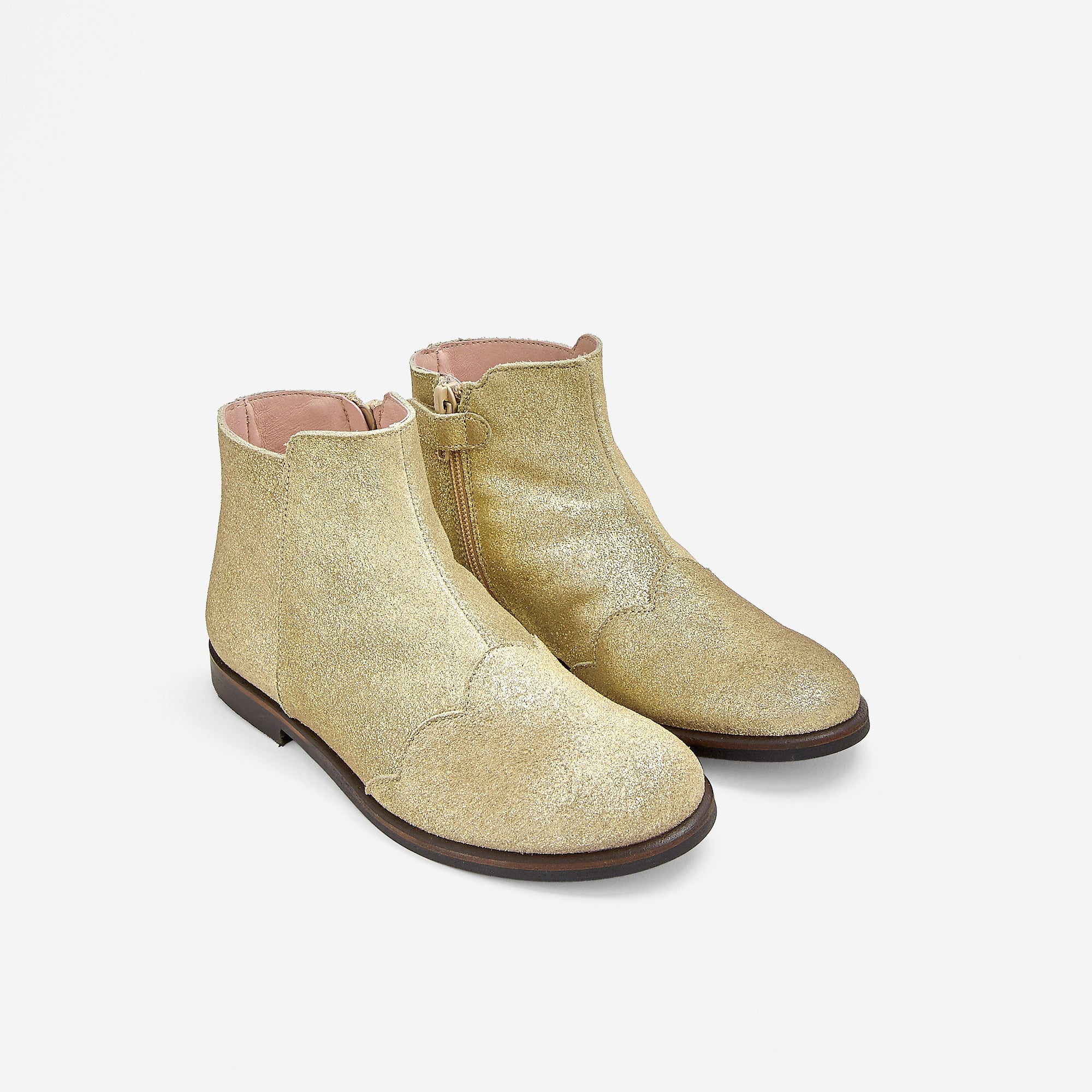 2 QTY / OR CHAUSSURES CUIR CADETTE IRISEE