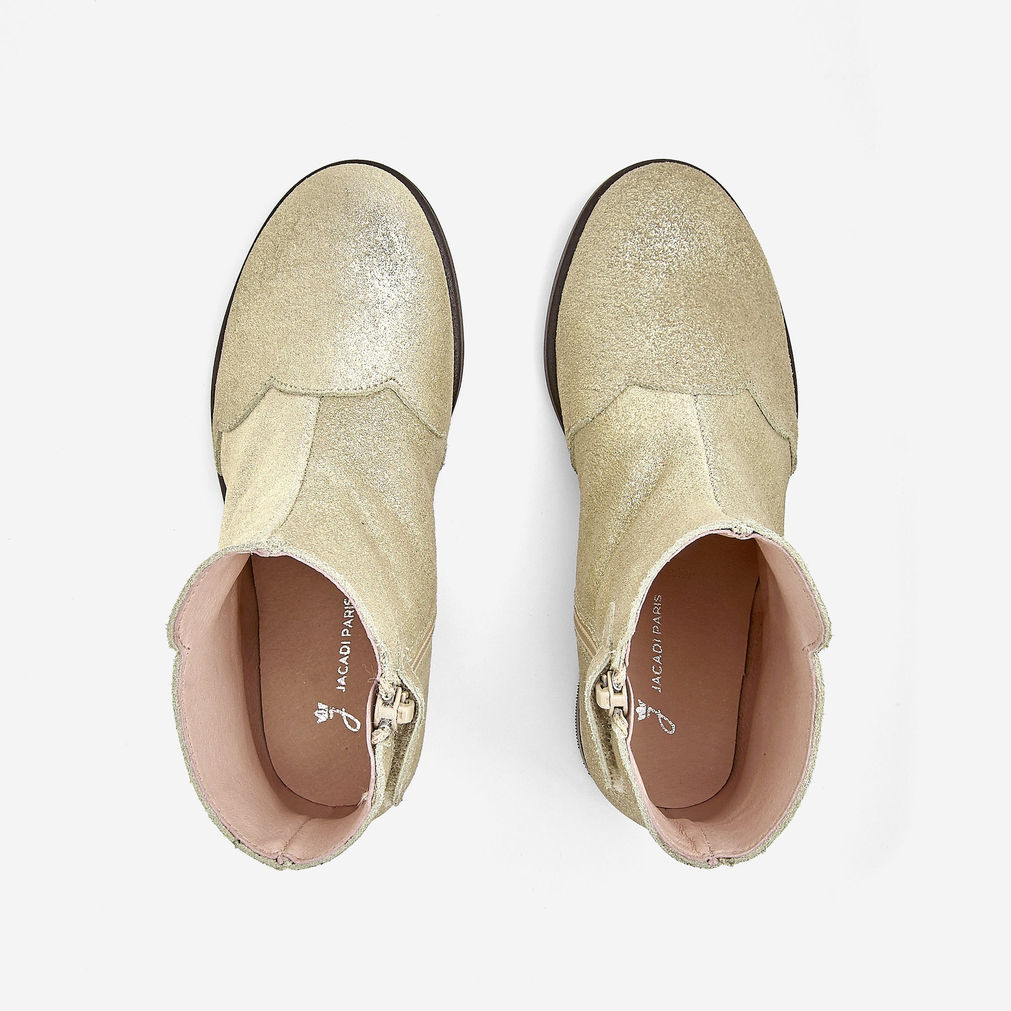 2 QTY / OR CHAUSSURES CUIR CADETTE IRISEE