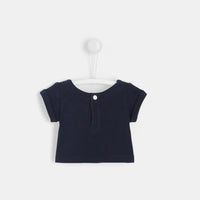0 QTY / MARINE JACADI PUERICULTURE JOUETS TEE SHIRT LAPIN MM NOUVELLE VAGUE