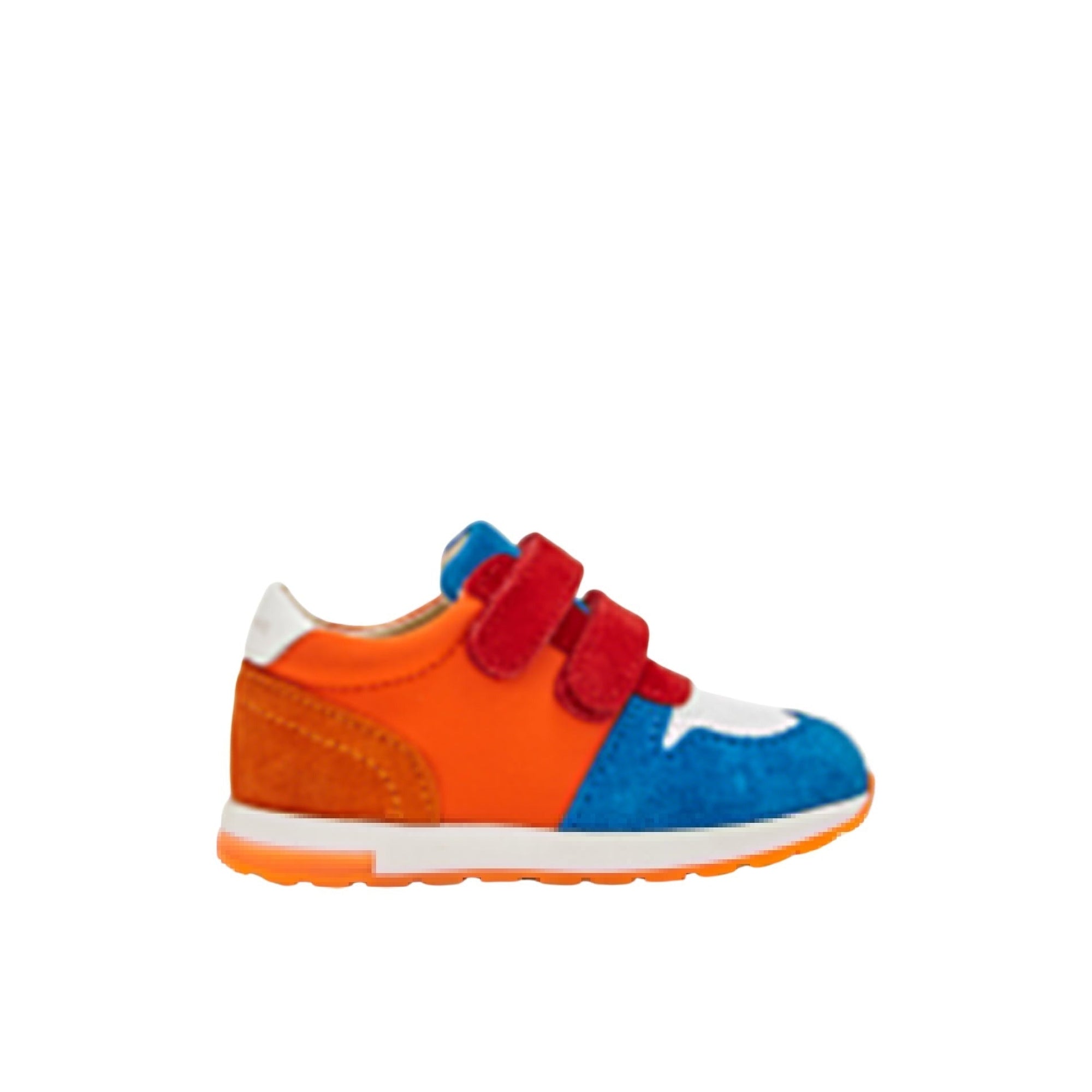 1 QTY / ORANGE/MULTIC CHAUSSURES CUIR LUCKY BB