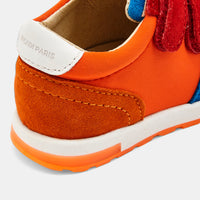1 QTY / ORANGE/MULTIC CHAUSSURES CUIR LUCKY BB