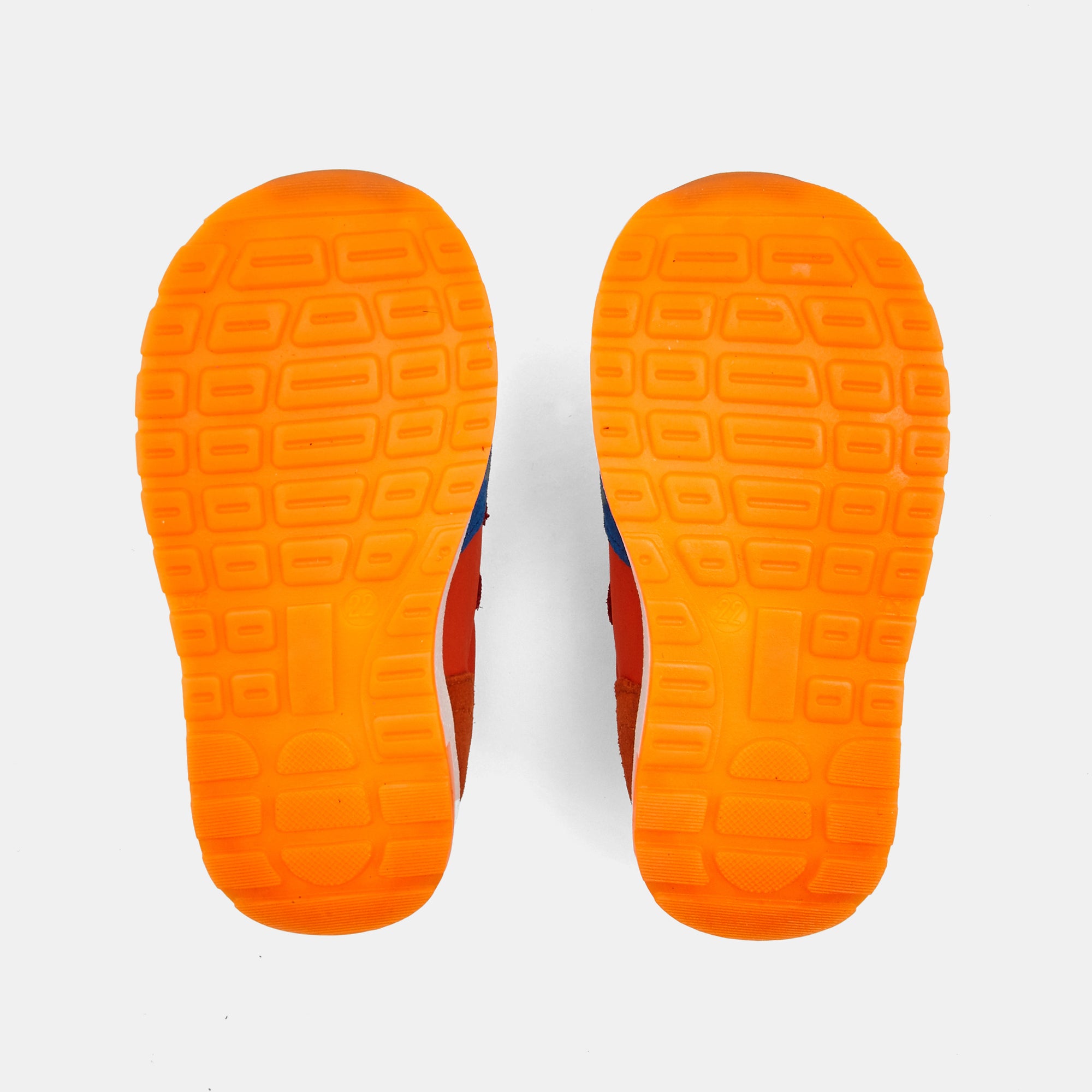 1 QTY / ORANGE/MULTIC CHAUSSURES CUIR LUCKY BB