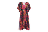 IMPRIME BOREALE INFINIE ROBE LONGUE