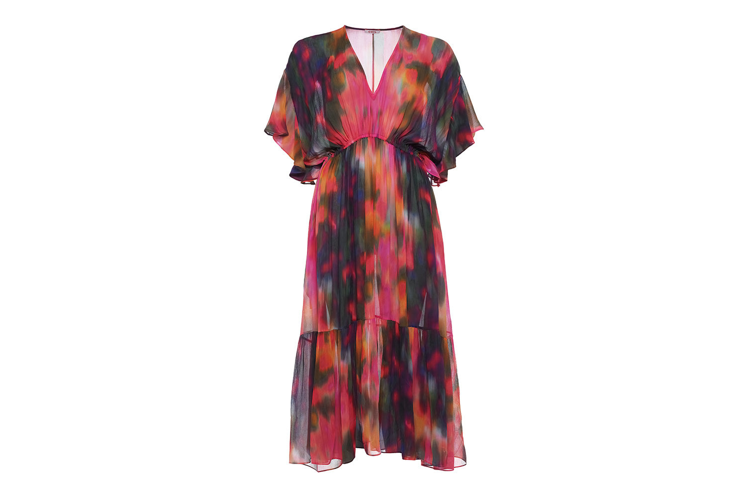 IMPRIME BOREALE INFINIE ROBE LONGUE