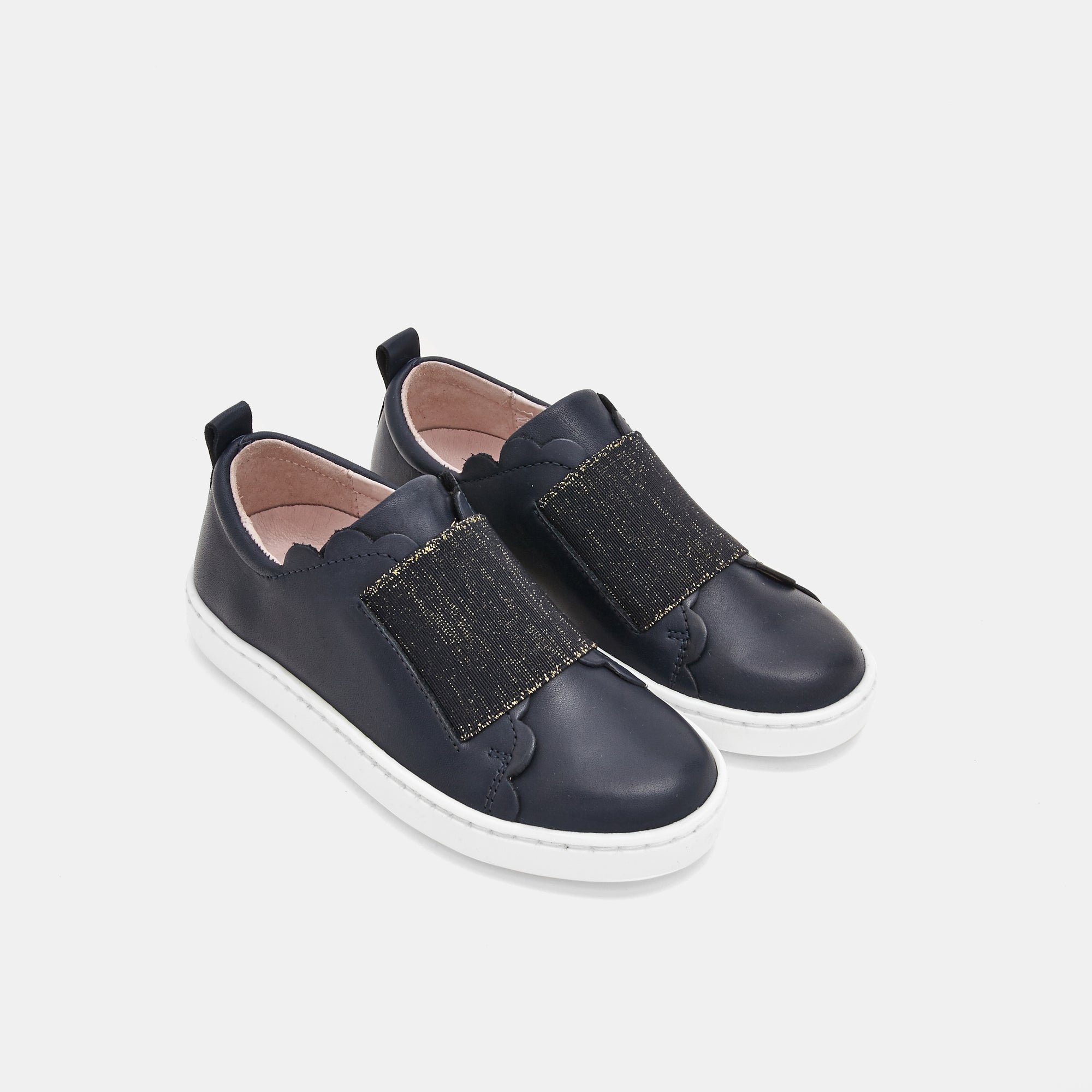 0 QTY / MARINE JACADI CHAUSSURES CUIR CAMELIA