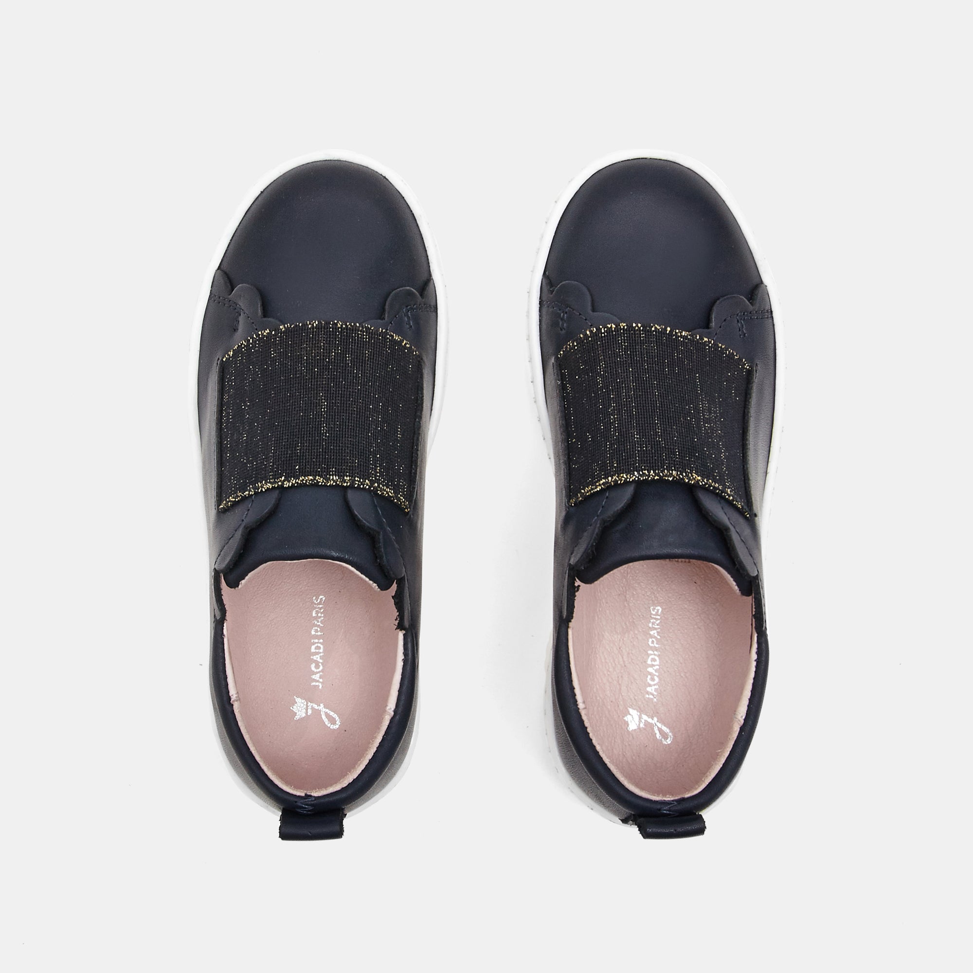 0 QTY / MARINE JACADI CHAUSSURES CUIR CAMELIA