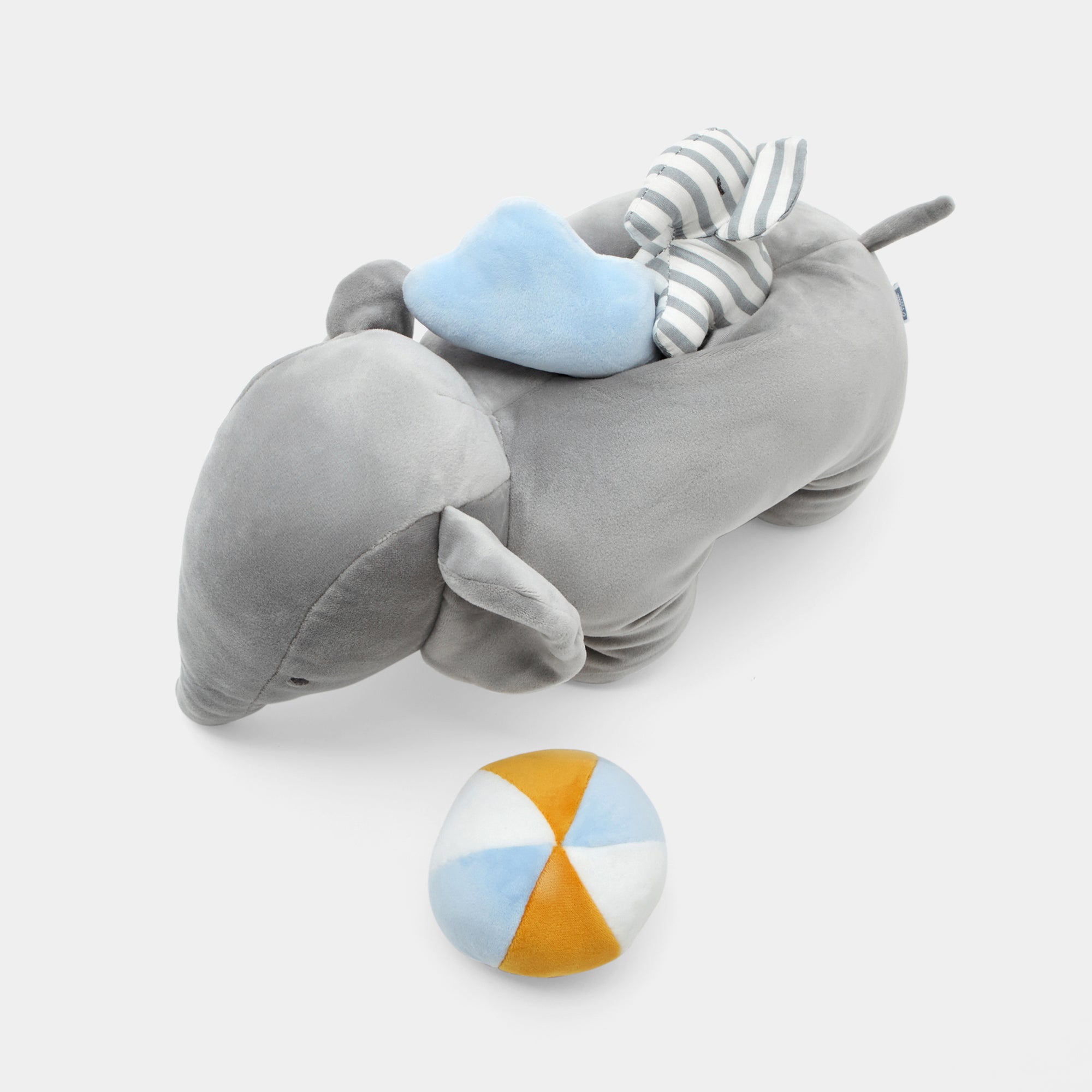 107 QTY / GRIS/MULTICO PUERICULTURE JOUETS ELEPHANT ACTIVITES PETIT PARIS