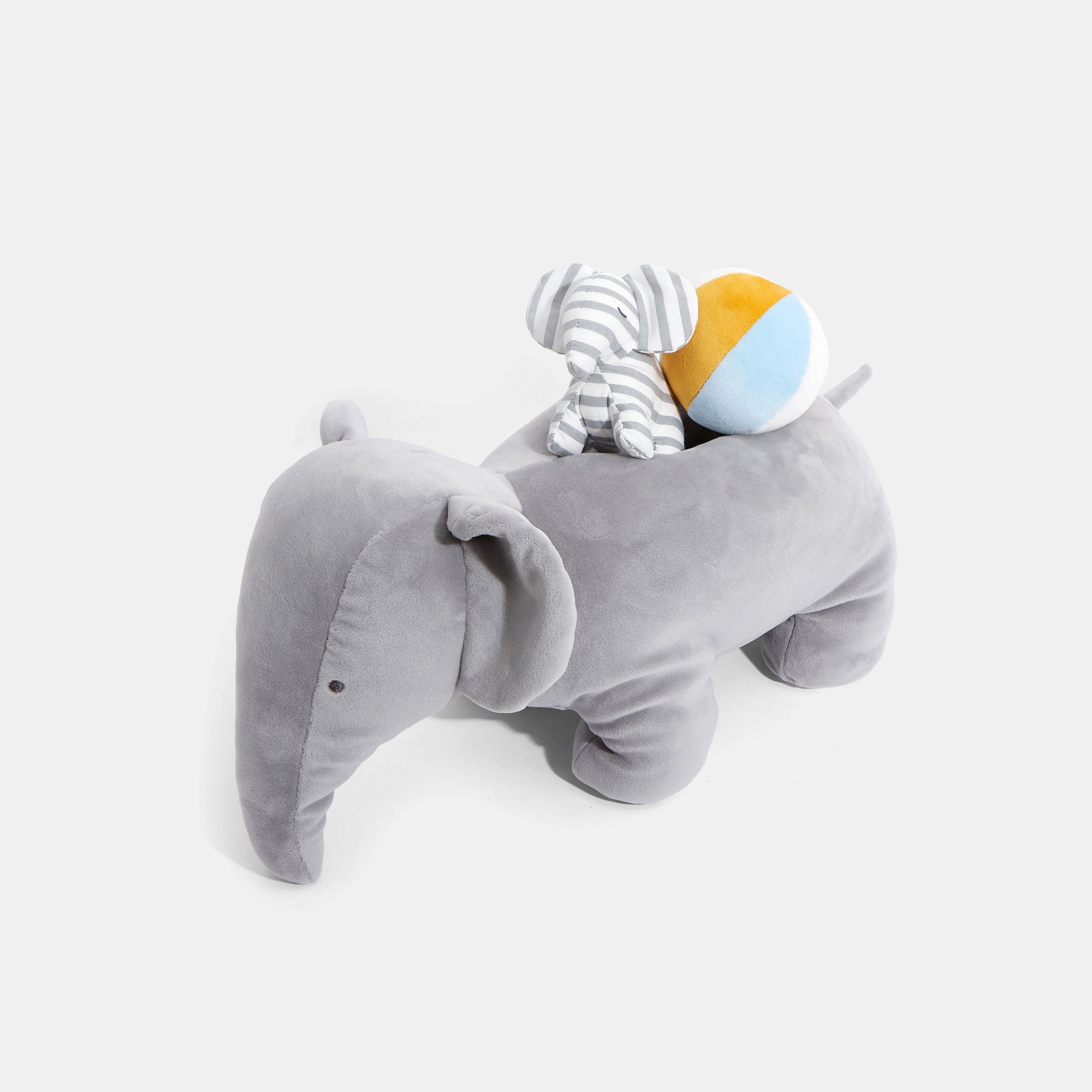 107 QTY / GRIS/MULTICO PUERICULTURE JOUETS ELEPHANT ACTIVITES PETIT PARIS