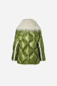 Annie quilted jacket - Cedar