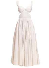 Ilora flared maxi dress - Ivory