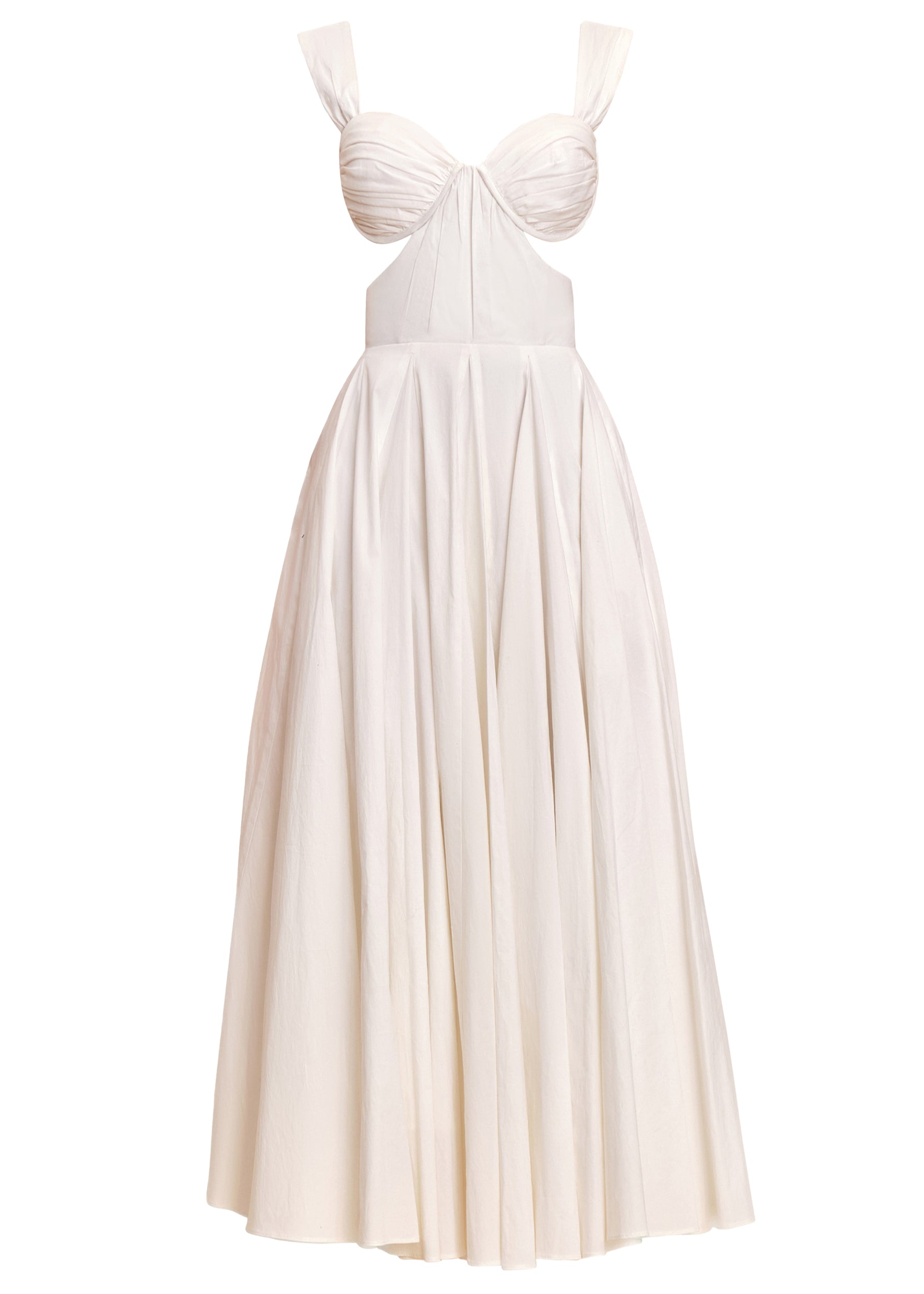 Ilora flared maxi dress - Ivory