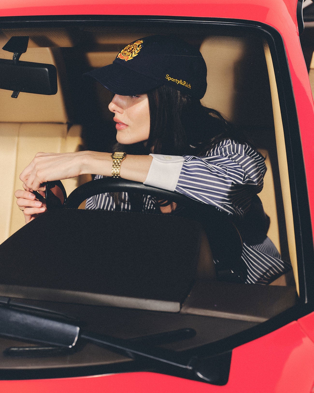 Casquette H&W Crest en tissu - Dark Navy