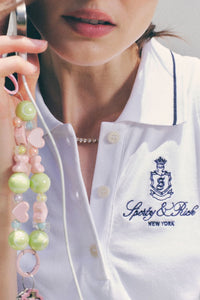 Robe polo Vendome en piqué - White