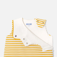 Petit Paris baby sleeping bag - White & Yellow
