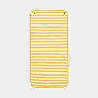 0 QTY / BLANC/JAUNE PUERICULTURE BAIN TAPIS NOMADE RAYE PETIT PARIS