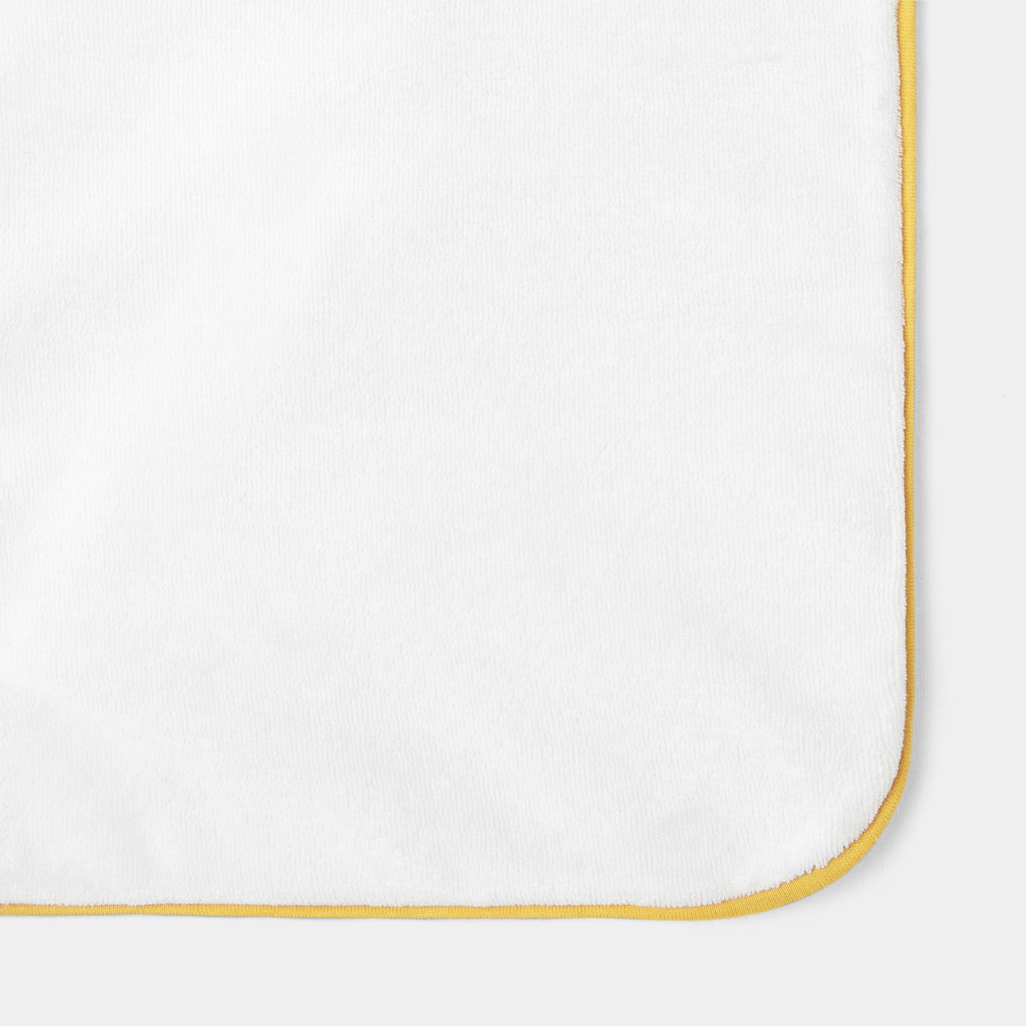 0 QTY / BLANC/JAUNE PUERICULTURE BAIN TAPIS NOMADE RAYE PETIT PARIS