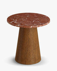Table d'appoint Avila - Marbre rouge