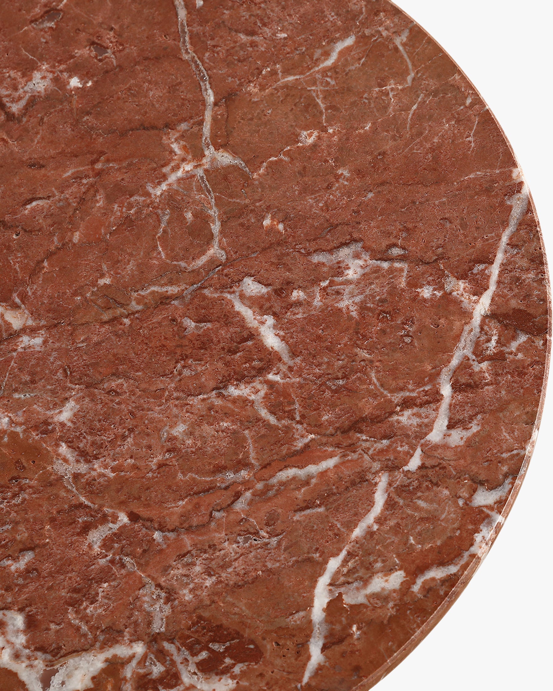 Table d'appoint Avila - Marbre rouge