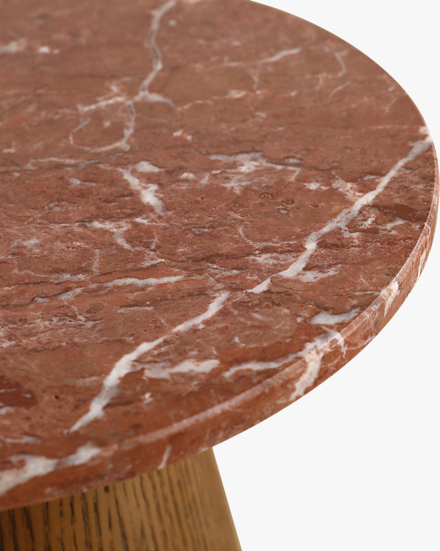Table d'appoint Avila - Marbre rouge