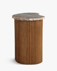 Table basse Isleta - Marbre rouge