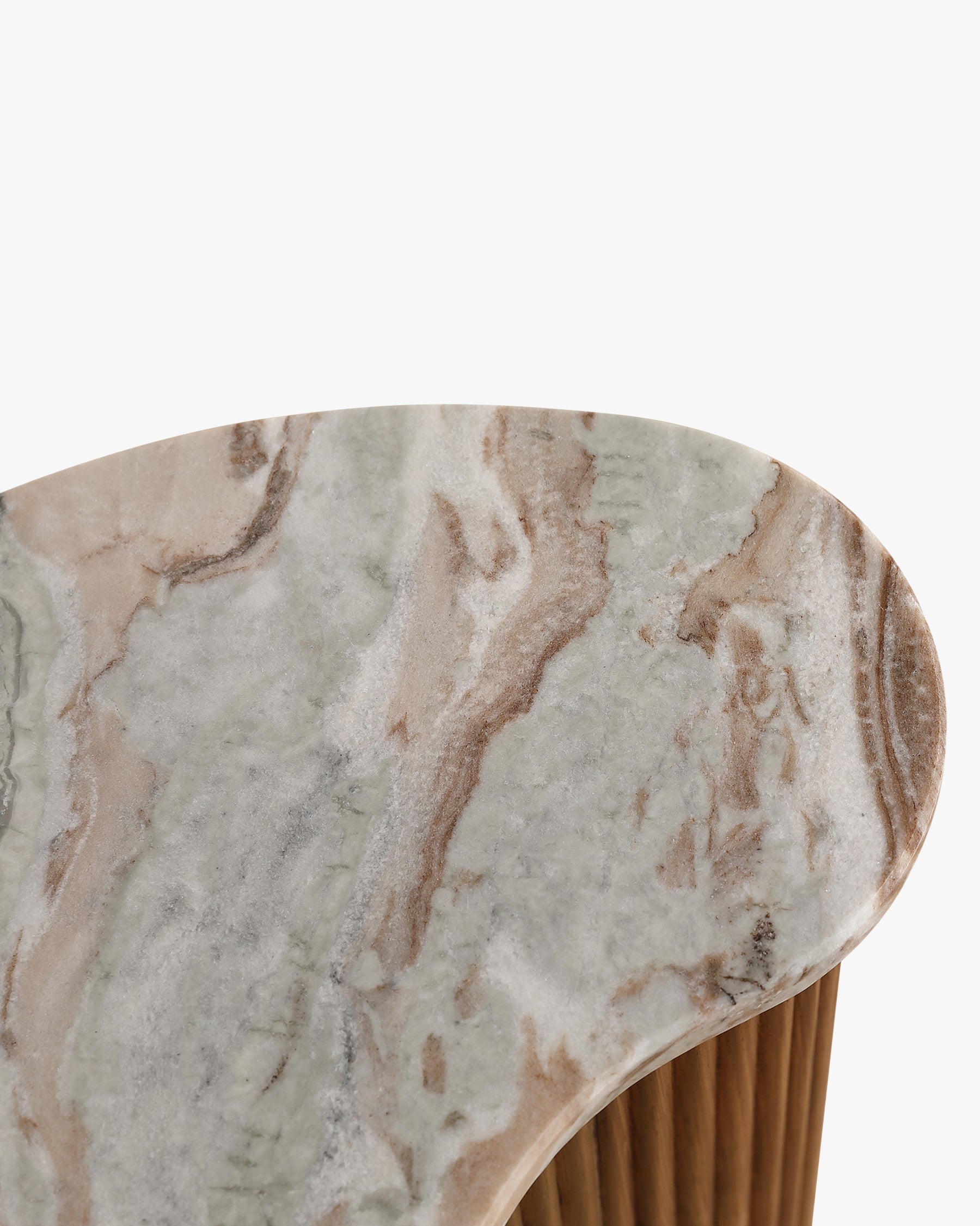 Table basse Isleta - Marbre rouge