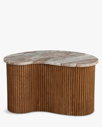 Isleta Coffee table - Marbre rouge