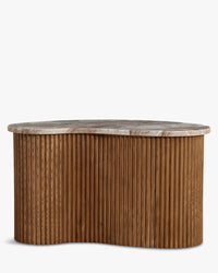 Isleta Coffee table - Marbre rouge