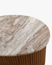 Isleta Coffee table - Marbre rouge
