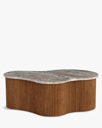 Table basse Isleta - Marbre rouge