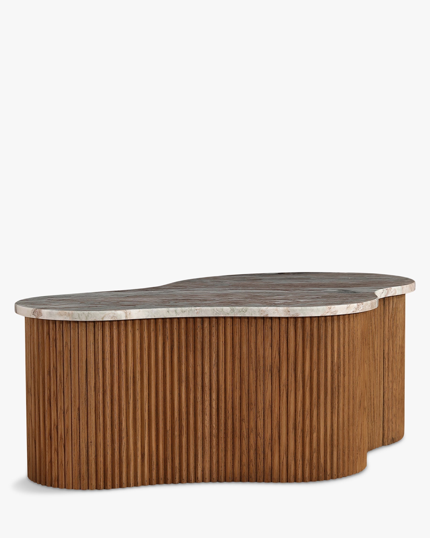 Table basse Isleta - Marbre rouge