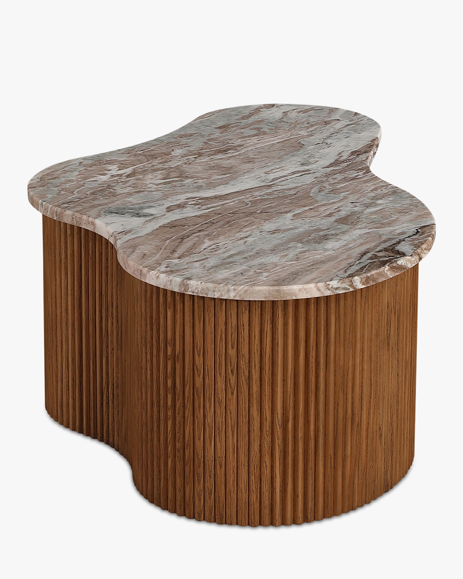 Table basse Isleta - Marbre rouge
