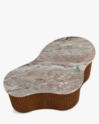 Table basse Isleta - Marbre rouge