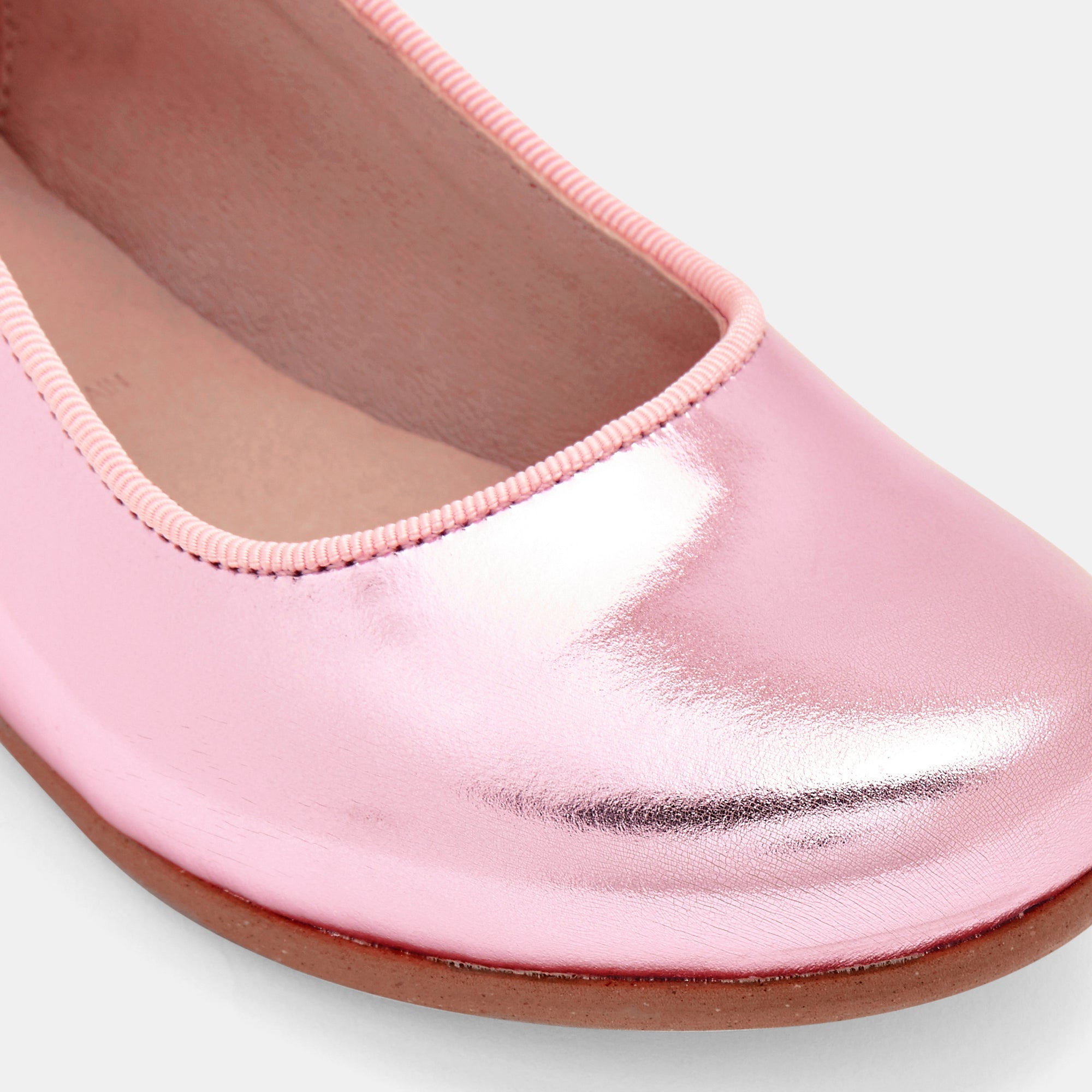 0 QTY / ROSE CHAUSSURES CUIR DANELLE MIROIR
