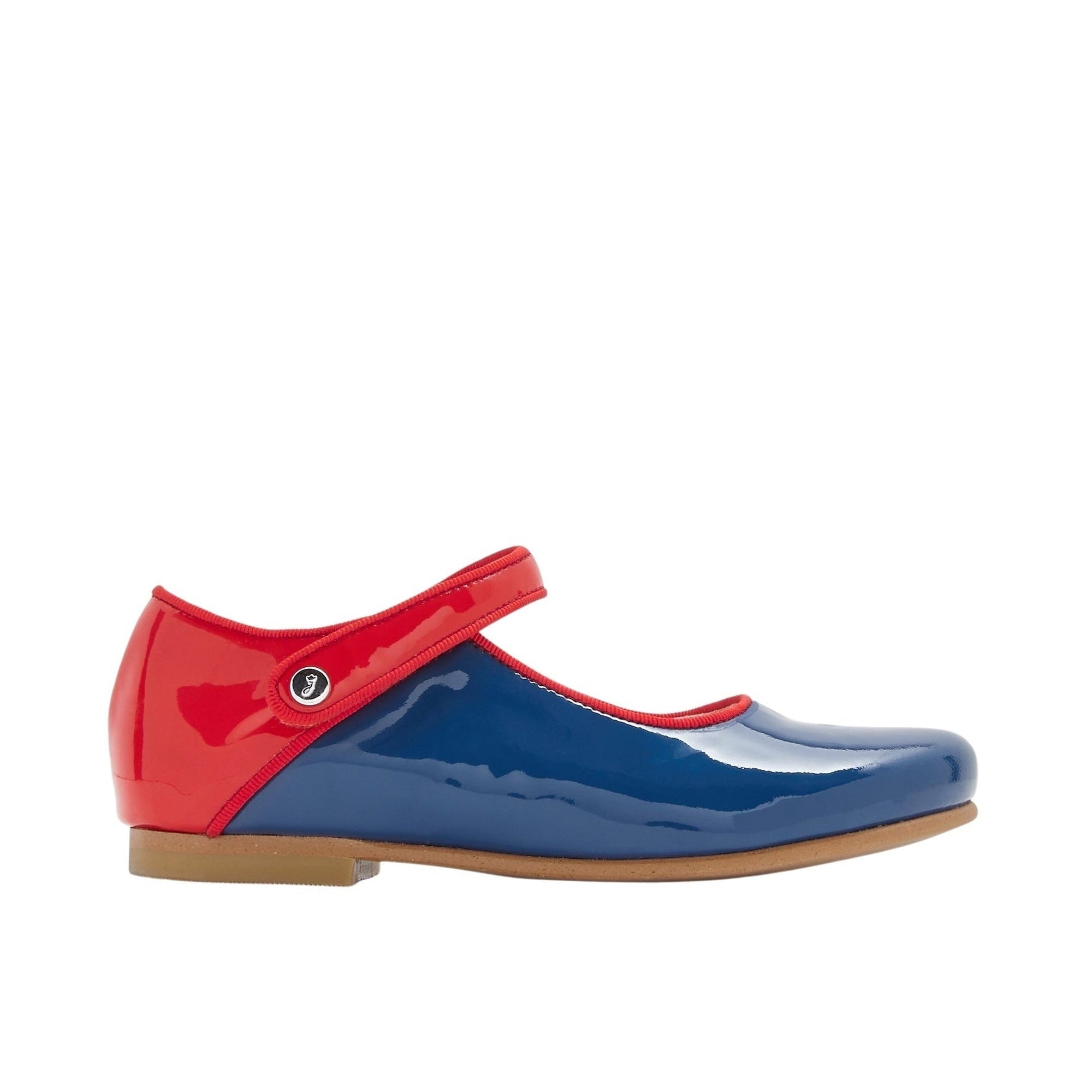 BLEU DANELLE CUIR VERNIS