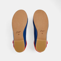 224 QTY / BLEU CHAUSSURES CUIR DANELLE CUIR VERNIS
