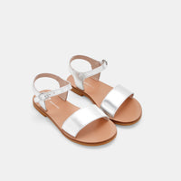 3 QTY / ARGENT CHAUSSURES CUIR BETTY