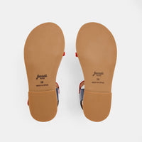 2 QTY / BLANC/ROUGE CHAUSSURES CUIR BETTINA