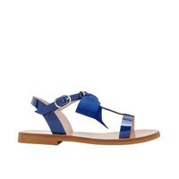 10 QTY / BLEU FAIENCE CHAUSSURES CUIR MARQUISE