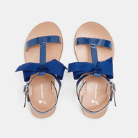 10 QTY / BLEU FAIENCE CHAUSSURES CUIR MARQUISE