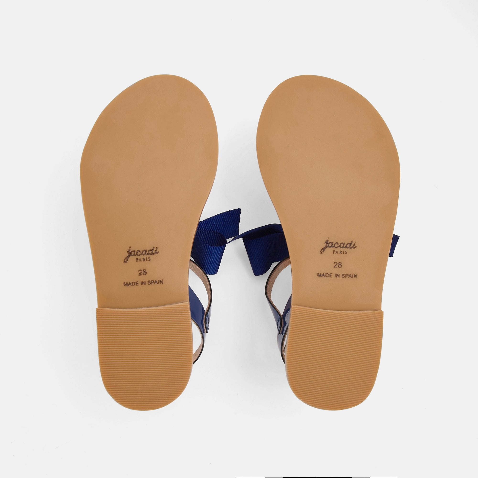 10 QTY / BLEU FAIENCE CHAUSSURES CUIR MARQUISE