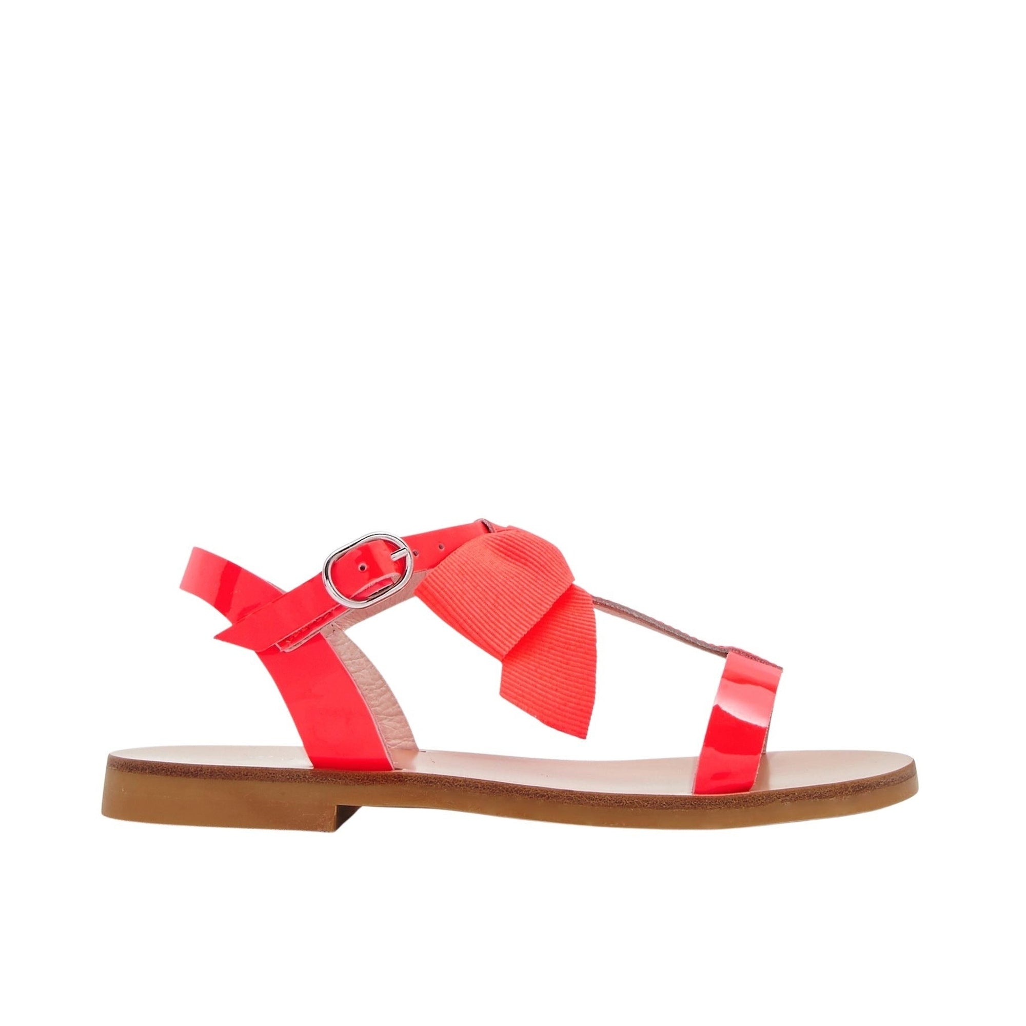 26 QTY / ROSE FLUO CHAUSSURES CUIR MARQUISE