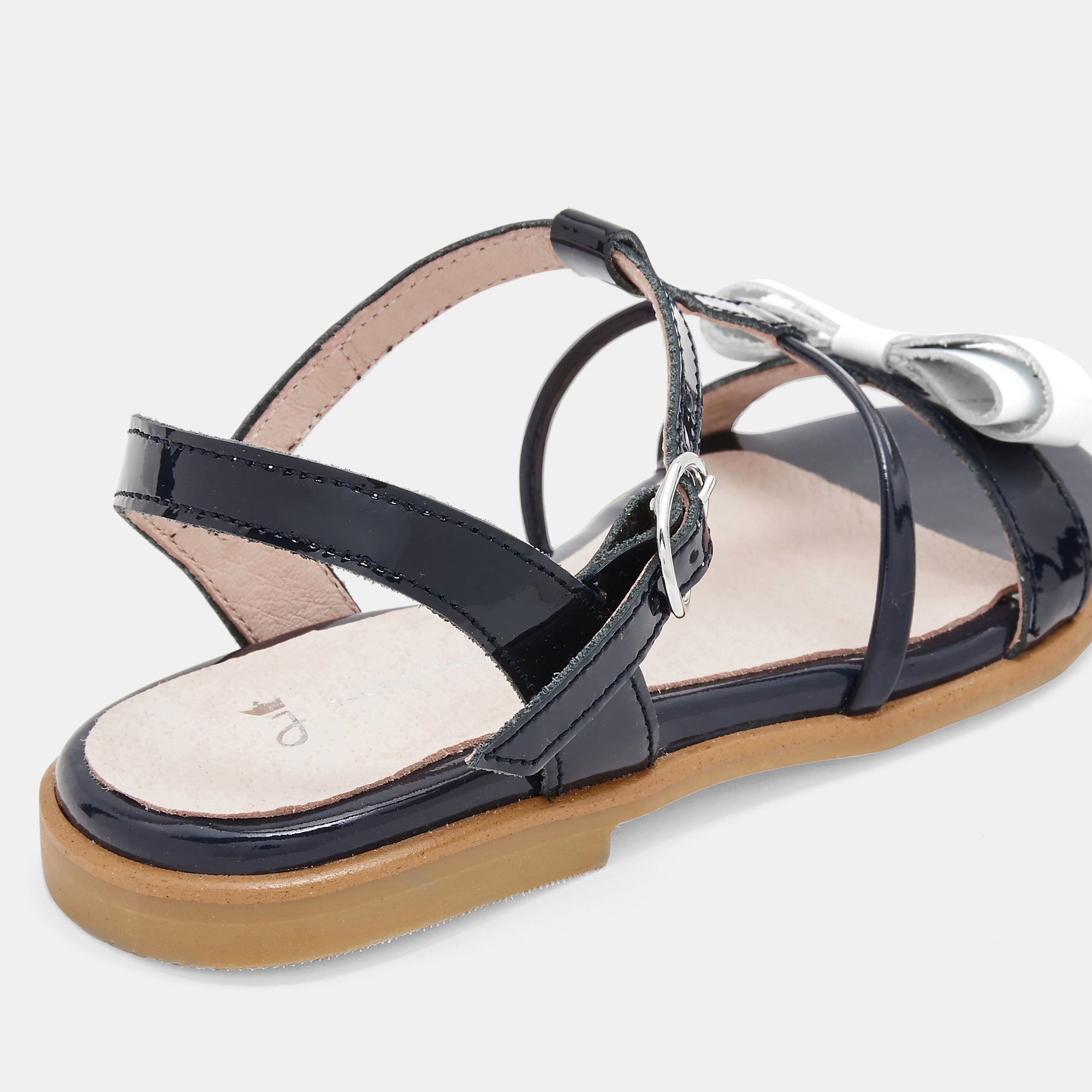 1 QTY / MARINE JACADI CHAUSSURES CUIR BLANDINE