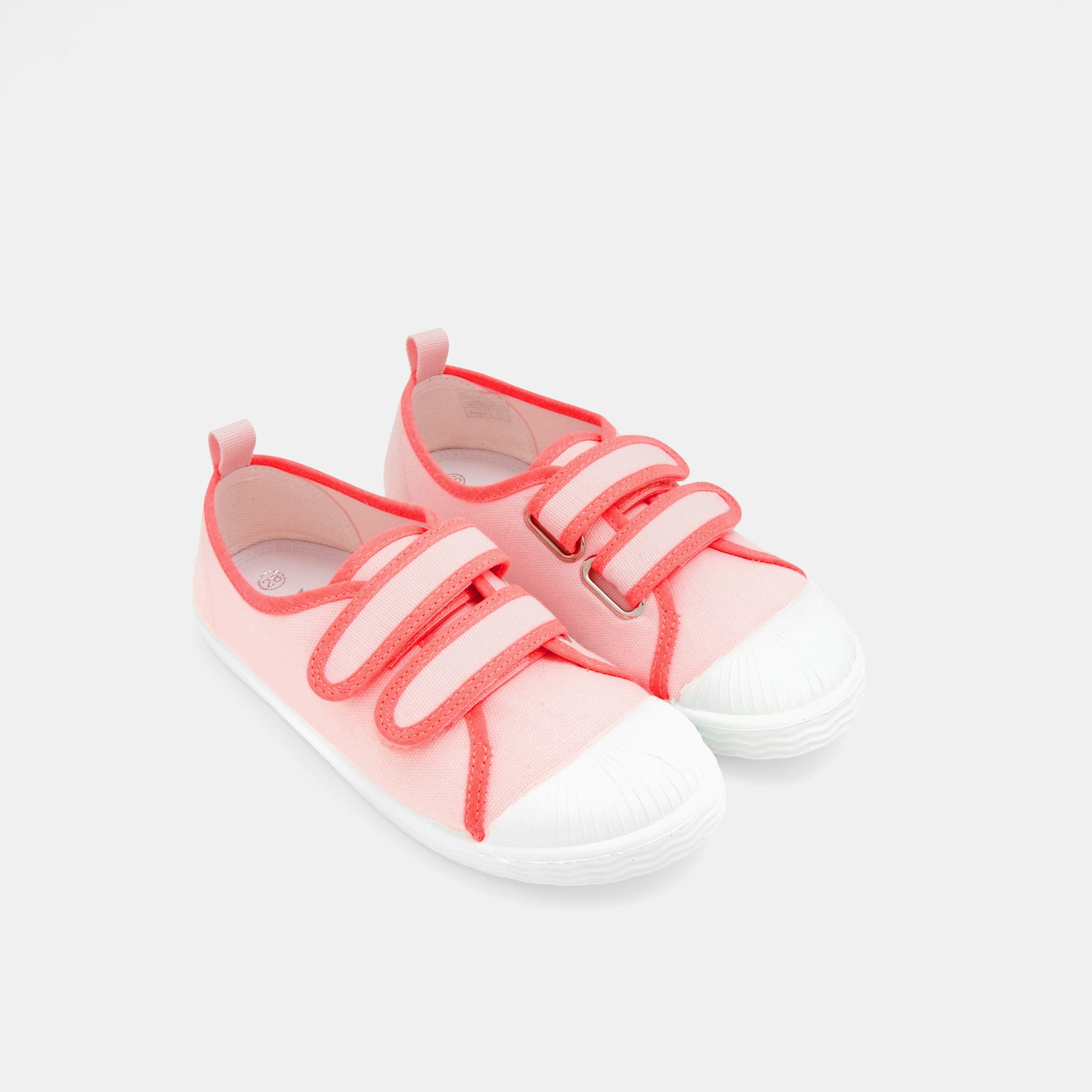4 QTY / ROSE PALE  CHAUSSURES TOILE BAGUETTE