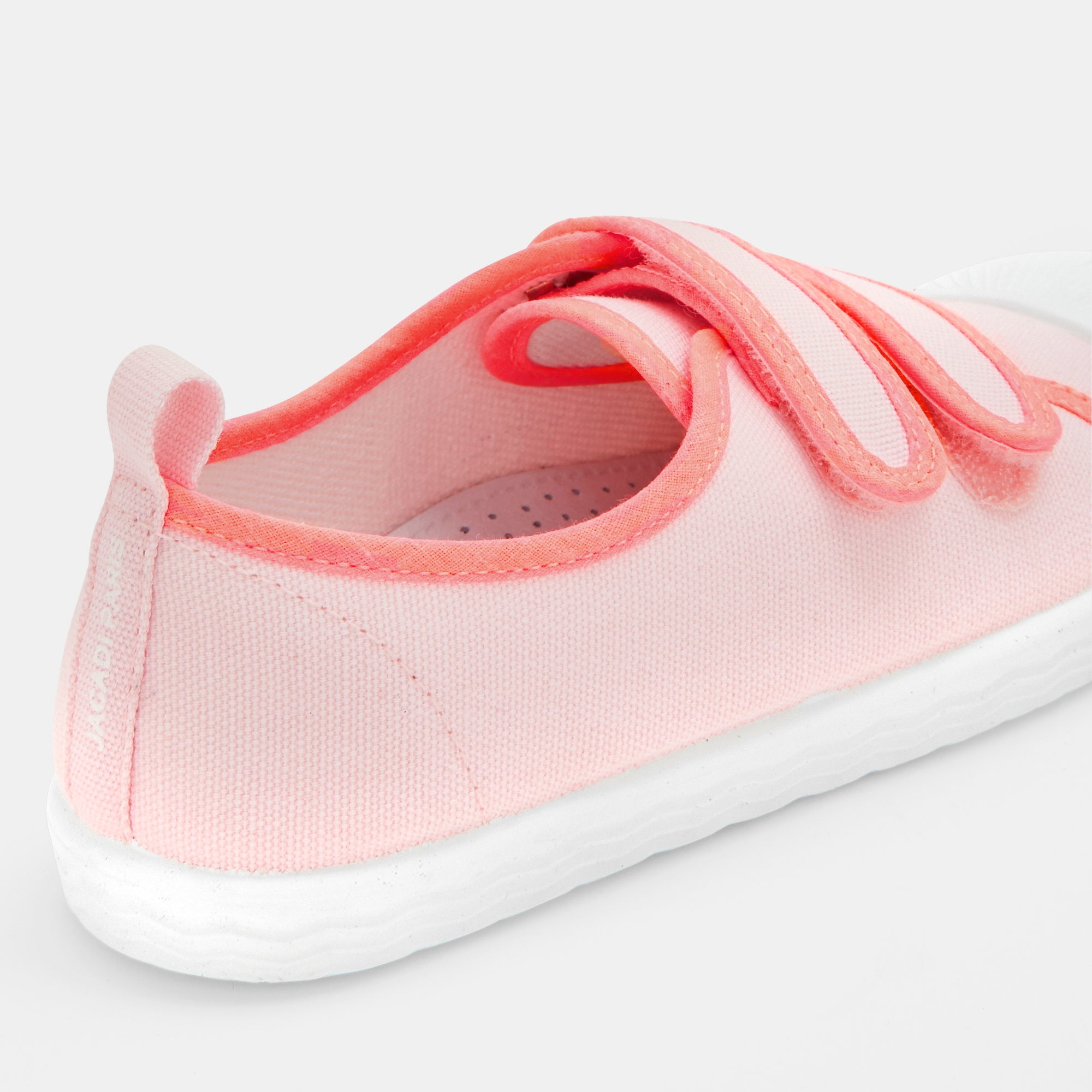 4 QTY / ROSE PALE  CHAUSSURES TOILE BAGUETTE