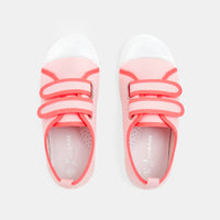 4 QTY / ROSE PALE  CHAUSSURES TOILE BAGUETTE