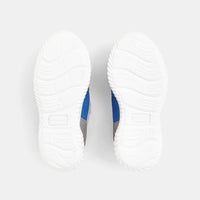 11 QTY / BLANC/BLEU CHAUSSURES CUIR ECLAIR