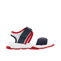 35 QTY / MARINE/ROUGE CHAUSSURES CUIR BOOST