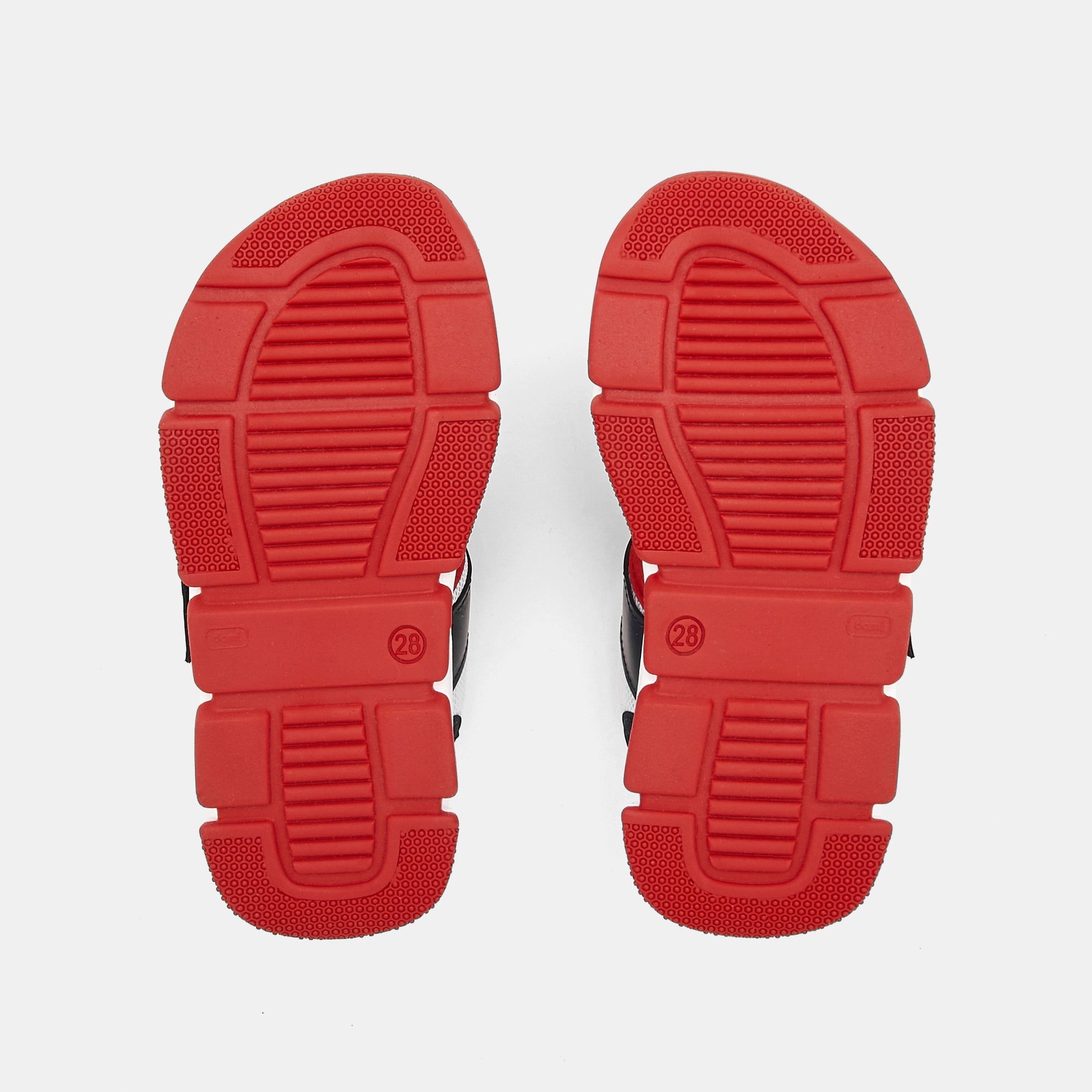 35 QTY / MARINE/ROUGE CHAUSSURES CUIR BOOST