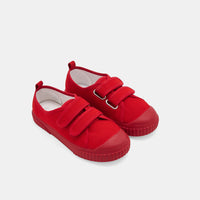 102 QTY / ROUGE VIF CHAUSSURES TOILE BOUSSOLE BIS